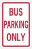 Bus Parking Only Clip Art